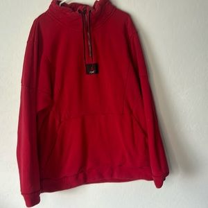 Red men’s Jordan quarter zip up